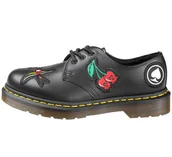 Botki męskie - glany DR.MARTENS - DM 1461 PATCH BLACK SMOOTH (DM24435001)-36 - miniaturka - grafika 1