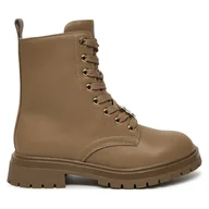 Buty dla dziewczynek - Trapery Tommy Hilfiger Lace-Up Bootie T3A5-33568-0092 S Brązowy - miniaturka - grafika 1