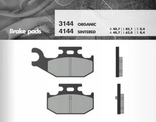 Brenta Klocki Hamulcowe Kh428 Yfm700 Raptor 06-13 - Klocki hamulcowe - miniaturka - grafika 1