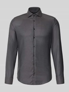 Koszula biznesowa o kroju slim fit z kołnierzykiem typu kent - Koszule męskie Koszula biznesowa o kroju slim fit z kołnierzykiem typu kent - Koszule męskie - miniaturka - grafika 1