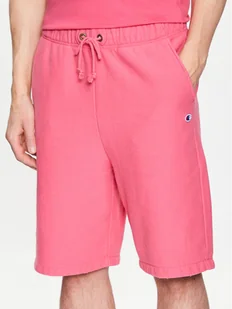 Champion Szorty sportowe 218650 Różowy Regular Fit - Spodenki męskie - miniaturka - grafika 1
