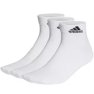 Skarpetki damskie - Skarpety adidas Thin and Light Ankle Męskie 3-pak Białe HT3468 - miniaturka - grafika 1