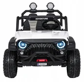 Pojazdy elektryczne dla dzieci - Auto na akumulator Pojazd Terenowy PASSION 4x4 Biały 4x200W - miniaturka - grafika 1
