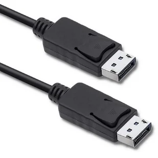 Qoltec Kabel DisplayPort DisplayPort 50370 0.5 m - Kable komputerowe i do monitorów - miniaturka - grafika 1