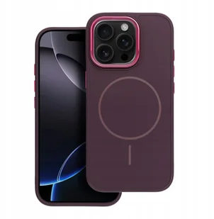 Futerał FRAME MAG COVER kompatybilny z MagSafe do IPHONE 14 PRO fioletowy - Etui i futerały do telefonów - miniaturka - grafika 1