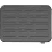 Suszarki do naczyń - Brabantia Silikonowa mata do suszenia naczyń grafitowa 117442 - miniaturka - grafika 1