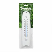 Stacje pogodowe - Termometr zewnętrzny plastikowy biały WHITE LINE - miniaturka - grafika 1