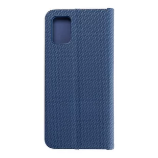 Forcell Kabura LUNA Book Carbon do SAMSUNG Galaxy A51 niebieski - Etui i futerały do telefonów - miniaturka - grafika 1