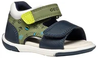 Buty dla chłopców - Geox B Sandały dziecięce Zapito dla dzieci, Granatowy, 22 EU - miniaturka - grafika 1