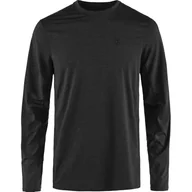 Swetry męskie - FJALLRAVEN Abisko Day Hike LS M długi sweter męski, czarny, rozmiar XS - miniaturka - grafika 1