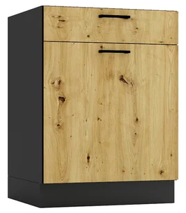 Szafka kuchenna z szufladą 60 cm grafit + dąb artisan A1-C62 - Szafki kuchenne Szafka kuchenna z szufladą 60 cm grafit + dąb artisan A1-C62 - Szafki kuchenne - miniaturka - grafika 1