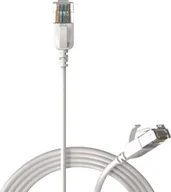Kable miedziane - Procab PROCAB CSD560W/0,5 Kabel sieciowy Slimline - CAT6A RJ45 - RJ45 U/UTP wersja biała - 0,5 ma - miniaturka - grafika 1
