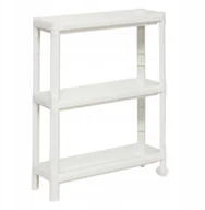 Półki łazienkowe - Wąski regał łazienkowy 3-poziomowy NIV z tworzywa sztucznego, 52 x 17 x 70,5 cm - miniaturka - grafika 1