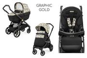 Wózki dziecięce - PEG PEREGO BOOK 3W1 Graphic Gold - miniaturka - grafika 1