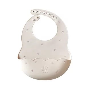 Kwaitowy śliniak silikonowy z uroczą kieszonką JackOJuno - Śliniaki i fartuszki - miniaturka - grafika 1