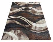 Dywany - Brązowy prostokątny dywan do salonu - Dravi - Profeos - miniaturka - grafika 1