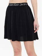 Spódnice - Calvin Klein Jeans Spódnica trapezowa J20J221512 Czarny Regular Fit - miniaturka - grafika 1