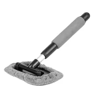 Akcesoria do mycia samochodu - Myjka do szyb okien luster teleskopowa prostokątna mikrofibra 30,5/46 cm amio-03859 - miniaturka - grafika 1