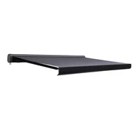 Markizy - Naterial Markiza zewnętrzna manualna z wysuwanym ramieniem Loby 3x2 metra antracytowa - miniaturka - grafika 1