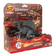 Zabawki interaktywne dla dzieci - Dinozaur światło, dźwięk, Spinozaur szary Smily Play - miniaturka - grafika 1