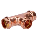 Łączniki, trójniki, kształtki - CONEX Trójnik równoprzelotowy 22 CU B Press Gas - miniaturka - grafika 1