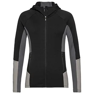 HEAD Damska bluza Madelyn FZ Midlayer, czarna/antracytowa, L - Bluzy damskie - miniaturka - grafika 1