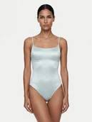 Stroje kąpielowe - Calvin Klein Swimwear Strój kąpielowy LV00Q61120 Szary - miniaturka - grafika 1