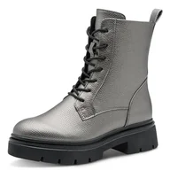 Kozaki damskie - Marco Tozzi Damskie 2-25246-45 modne kozaki, Pewter, 37 EU, Pewter, 37 EU - miniaturka - grafika 1