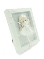 Ozdoby bożonarodzeniowe - Aniołek w ramce 20cm - miniaturka - grafika 1