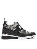 Slip on damskie - MICHAEL Michael Kors Sneakersy Maven Slip On Trainer 43F3MVFP2Y Czarny - miniaturka - grafika 1