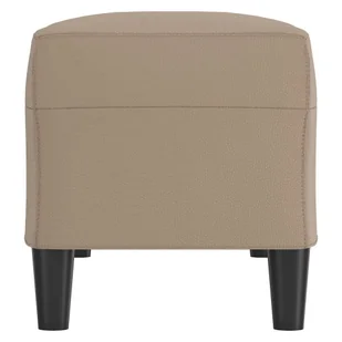 Lumarko Ławka, cappuccino, 100x35x41 cm, tapicerowana sztuczną skórą - Ławki do przedpokoju - miniaturka - grafika 5