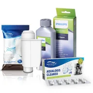 Akcesoria i części do ekspresów do kawy - Zestaw Do Saeco Philips, AL-Inte +, Odkamieniacz CA6700/00 250ml,  Aqualogis Cleaneo - miniaturka - grafika 1