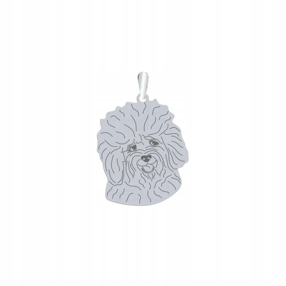 Zawieszka Srebrna z psem Bolończyk 925 Biżuteria Dedykacja GRAWER GRATIS