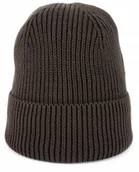 Czapki damskie - Bawełniana wywijana czapka Virrat drobno pleciona unisex cz23307-3 - miniaturka - grafika 1