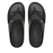 Klapki i japonki damskie - Japonki Tommy Hilfiger FW0FW09200 Czarny - miniaturka - grafika 1