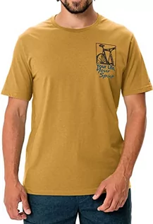 Koszulki męskie - VAUDE Męski T-shirt Spirit podkoszulek, karmelowy, M - grafika 1
