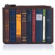 Portfele - Brązowa bilonówka damska Literatura Yoshi Y1321 - miniaturka - grafika 1