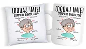 Gadżety dla niej i dla niego - zestaw poduszka plus kubek dla babci - miniaturka - grafika 1
