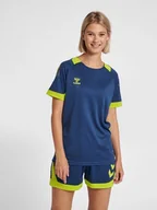 Koszulki i topy damskie - HUMMEL T-SHIRT SPORTOWY DAMSKI NIEBIESKI XL PUL - miniaturka - grafika 1