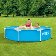 Baseny ogrodowe - INTEX Basen Metal Frame, 244 x 51 cm - miniaturka - grafika 1