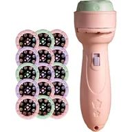 Latarki - Dziecięca latarka z projektorem, zabawka z projektorem i opowiadaniem historii dla dzieci z 15 dyskami i 120 obrazkami, edukacyjna zabawka na prezent - miniaturka - grafika 1