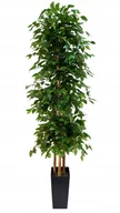 Sztuczne kwiaty - Fikus Sztuczny Drzewko Sztuczne Gęste Drzewo Wysoka Jakość 200 cm - miniaturka - grafika 1