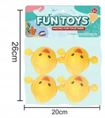 Zabawki interaktywne dla dzieci - KACZUSZKI DO KĄPIELI NAKRĘCANE 4 SZT W ZESTAWIE - miniaturka - grafika 1