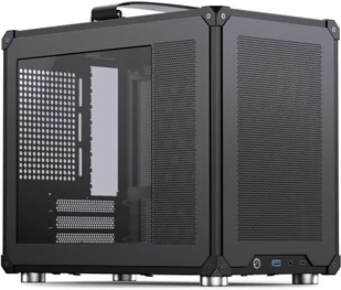 Jonsbo C6MAX, MATX Case with handle, Black - Obudowy komputerowe - miniaturka - grafika 1