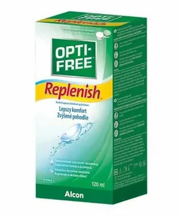 Opti-Free Replenish 120ml - Płyny do soczewek kontaktowych - miniaturka - grafika 1