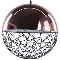 Lampy sufitowe - Beliani Lampa wisząca Lampa wisząca metalowa miedziana PADMA 51753 - miniaturka - grafika 1