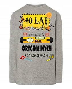 Longsleeve na Urodziny 40 Lat Prezent r.XS - Koszulki męskie - miniaturka - grafika 1