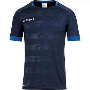 uhlsport uhlsport Division 2.0 męska koszulka z krótkim rękawem, odzież treningowa niebieski czarno-biały L 100380510 - Koszulki dla dziewczynek - miniaturka - grafika 1