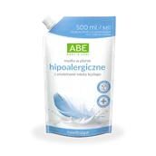 Mydła - ABE mydło hipoalergiczne z proteinami mleka koziego i prebiotykami 500 ml Saszetka - miniaturka - grafika 1