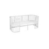 Łóżeczka i kojce - Waldin Rozszerzenie do łóżeczka 7w1 BIAŁE - miniaturka - grafika 1